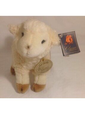Vintage1996 Classic Aurora Handcrafted Plush Lamb Sheep Stuffed Animal New NOS
